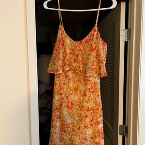 BCBGeneration ruffle summer dress xxs